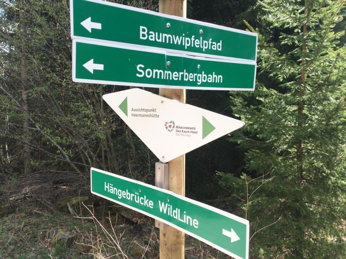 Ferienwohnung Kuckuck Auf Dem Sommerberg Incl Schwarzwaldcard Plus - 2 Zimmer 50Qm Bad Wildbad Εξωτερικό φωτογραφία